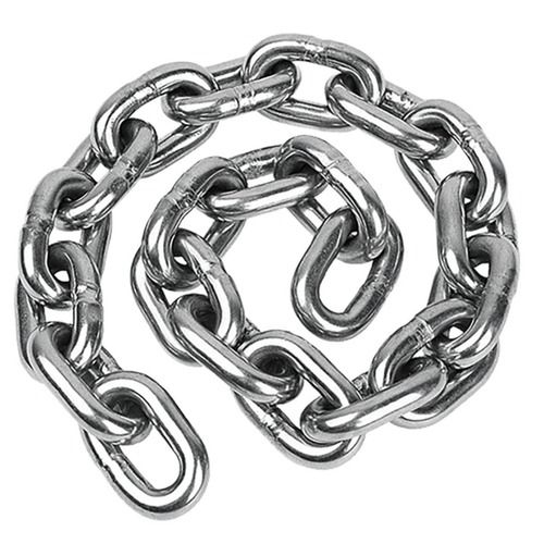 6.3 Mm Thick Rust Proof Hot Rolled Galvanized Stainless Steel Short Link Chain Application: Construction