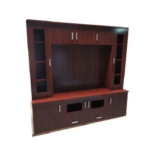 6x6 Feet Polished Modern Wooden Tv Stand