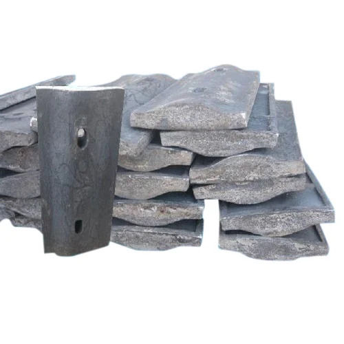 Cement Mill Liner Plate - Cast Iron, Hi Chrome, Manganese Steel, 50-100 mm Thickness | Machine Parts, Shot Blasted Finish, Up To 150 Degree C Temperature