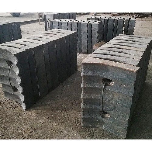 Cement Mill Liner Plate - Cast Iron, Hi Chrome, Manganese Steel, 50-100 mm Thickness | Shot Blasted, Grey and Silver Color, Custom Shape and Size