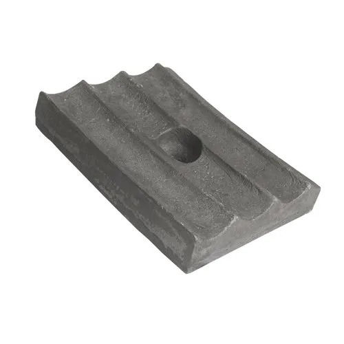 Cement Mill Liner Plate - Cast Iron, Hi Chrome, Manganese Steel, 50-100 mm Thickness, Grey/Silver Color, Upto 150Â°C Temperature Resistance, Shot Blasted Finish, Custom Shape and Size