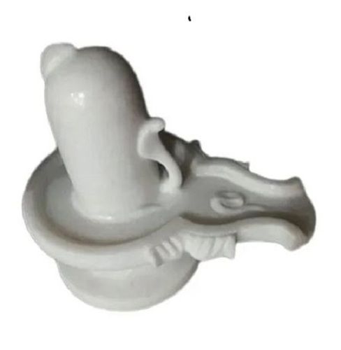 Plating Durable Polished Marble Shiva Lingam For Worship