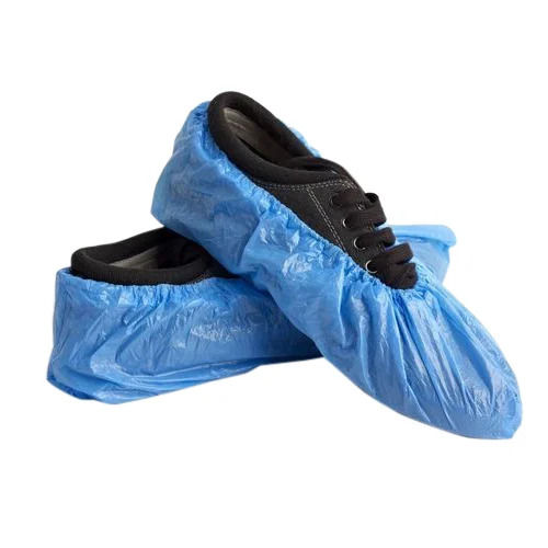 Blue Plastic Shoe Cover