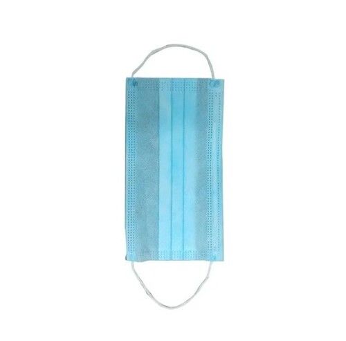 Rectangular Anti Bacterial Single Use Disposable 3 Layer Non Woven Face Mask