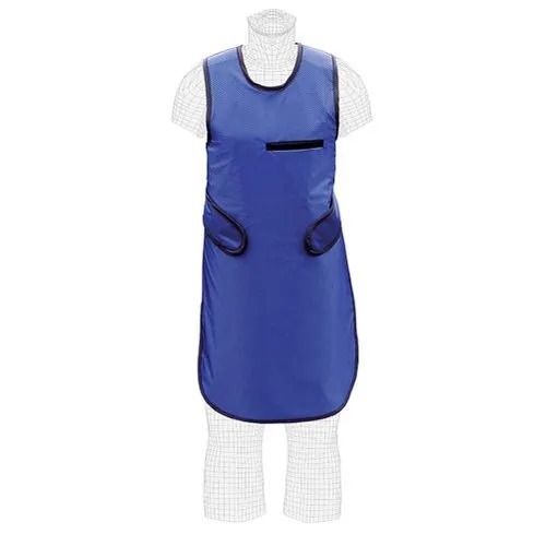 Round Neck Sleeveless Rubber And Polyester Lead Apron For Hospital Use