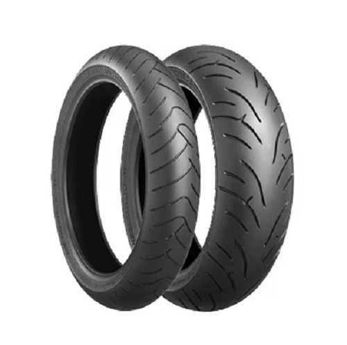 Round Rubber Tubeless Tyres For Motorcycle Diameter: 16 Inch (In)