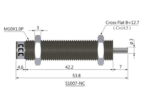 S Series Hydraulic Shock Absorbers (S 1007 NC)