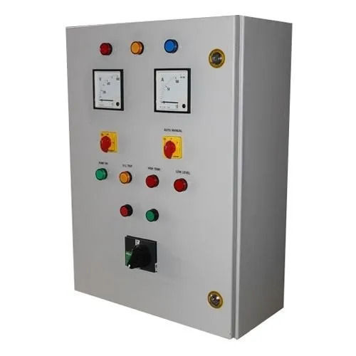 Three Phase Electric Control Panel For Industrial Power Distribution And Control Base Material: Mild Steel