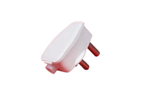 White 16 Ampere 220 Voltage Abs Plastic Body 3 Pin Plug For Electrical Fittings 