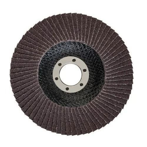 Brown 5 Inch Diameter Round Flap Disc For Industrial Maintenance And Machining Usage