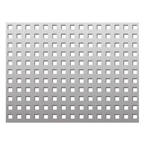 6.5 Mm Thick Cold Durable Rolled Rectangular Pvc Perforated Sheet Application: Industrial