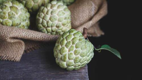 Natural Green Organic Sweet Custard Apple Good For Health