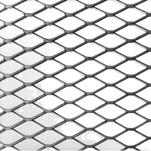 Powder Coated Strong Square Hole Mild Steel Expanded Mesh For Fencing Use