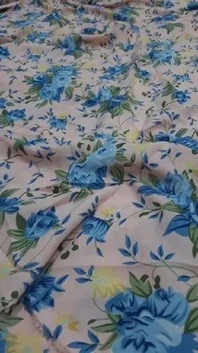 Multicolor Quick Dry Light Weight Printed Georgette Fabric For Textile Industries