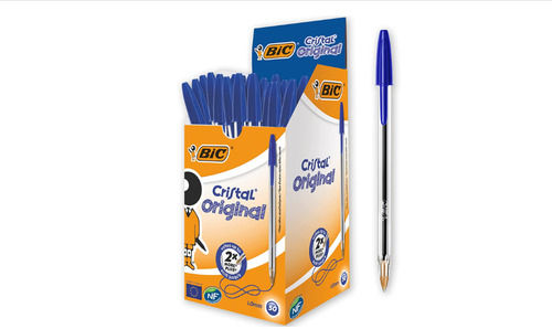 Round Plastic Good Quality Bic Pens 