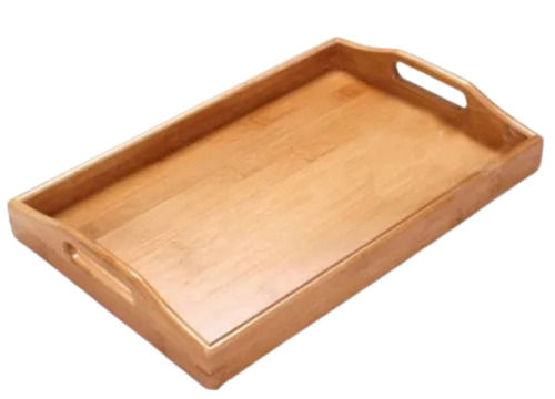 18x14 Inches Premium Quality Durable Rectangular Wooden Serving Tray 