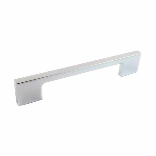 Silver 20 Grams 5 Inches Rectangular Water Resistant Polished Aluminium Handle