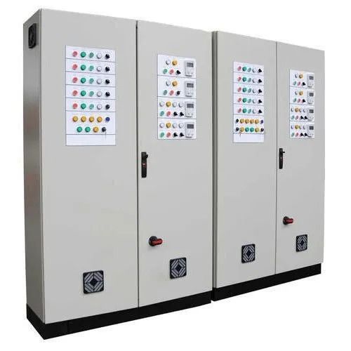 240 Volts 50 Hertz Powder Coated Mild Steel Electrical Control Panel Board Dimension(L*W*H): 5X2X4.5 Foot (Ft)