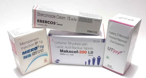 300 Gsm Duplex Grey/ White Printed Medicine Packing Box