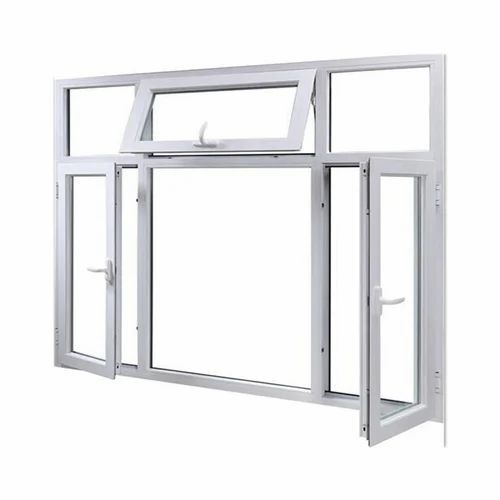 4-5 Feet Rectangular Aluminium Door Window Frame For Home And Office