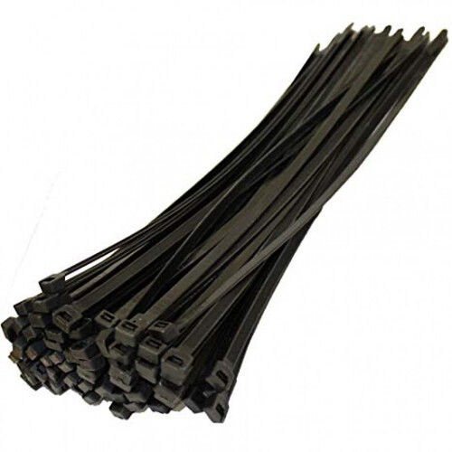 7.6 Mm Self Locking Black Plastic Cable Tie