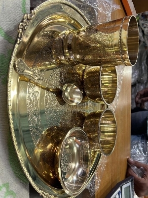 brass thali