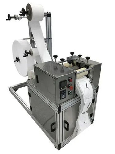 Silver Durable 2 Hp Power Automatic Sanitary Napkin Making Machine 