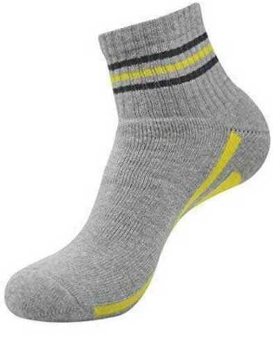 Knee Length Casual Boys Grey School Cotton Socks