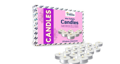 Multicolor Tea Light Candle 10 Pieces 1.5 Inch at Rs 100/piece, Tea Lights  in New Delhi