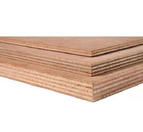 Plain Rectangular 12 Mm Thick Mr Grade Plywood For Constructional Purpose Core Material: Poplar