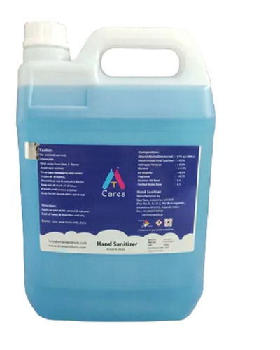 Premium Quality 5 Liter Liquid Hand Sanitizer Alcohol Free 