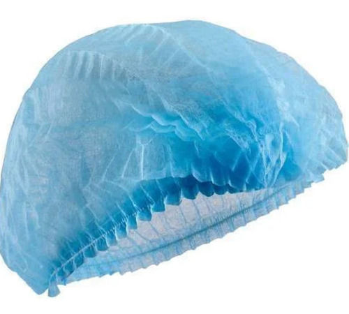 Sky Blue Premium Quality Non Woven Plain Disposable Medical Cap