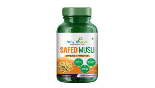 100 Percent Purity Chemical Free Improves Strength Enhances Sports Performance Safed Musli Extract