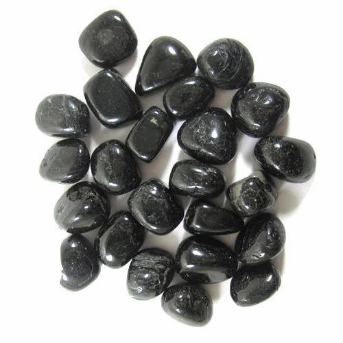Shiny Black Natural Gems Stones For Jewellery