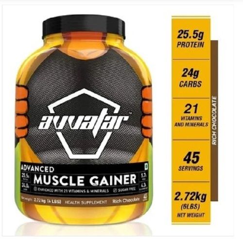 2.72kg Healthy Rich Chocolate Avvatar Muscle Gainer Powder