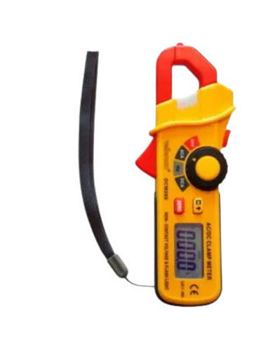 Multicolor 320 Grams 600 Amp Acrylonitrile Butadiene Styrene Plastic Body Ac Clamp Meter