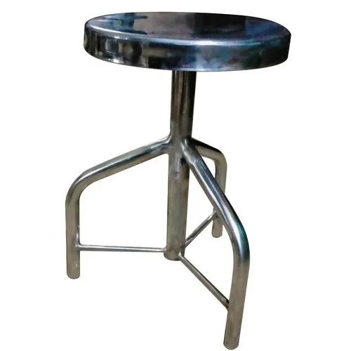 Corrosion Proof 10-20mm Stainless Steel Silver Stool