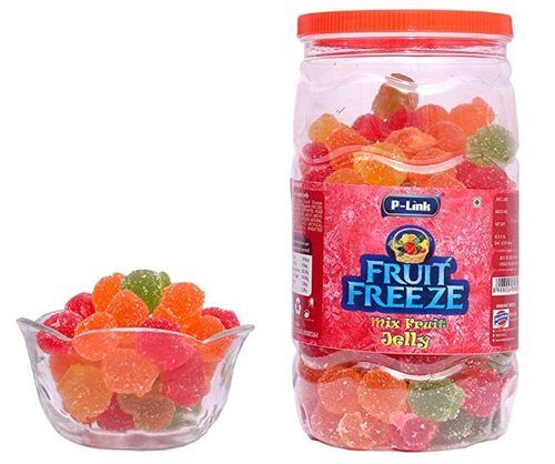 Hygienically Packed Fruit Freeze Mix Fruit Jelly Candy