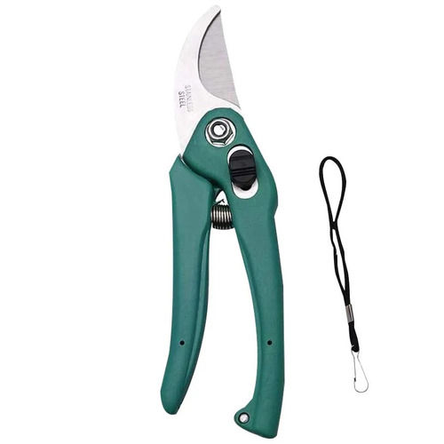 Medium Size Metal & Plastic Green Garden Pruner Cutter