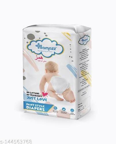 Silver Nonwoven Hamazz Premium Baby Pant Style Diapers