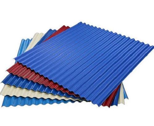 Premium Quality 8 X 4 Feet Plain Steel Corrugated Roofing Sheet Heat Transfer Coefficient: 80%