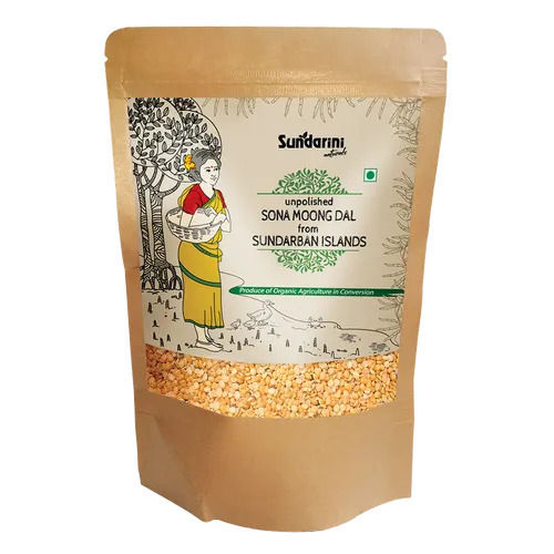 Pure And Dried Common Cultivated Split Organic Moong Dal, 1 Kg Pack