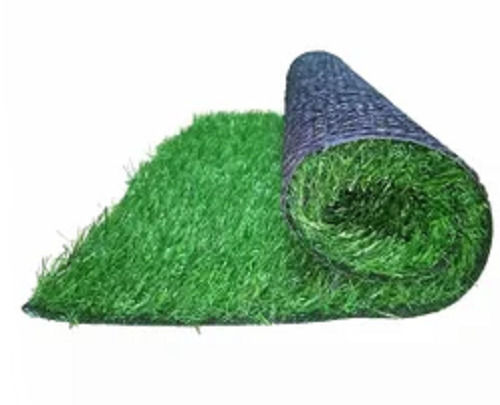 Rectangular Plain Pvc Artificial Grass Carpet Easy To Clean