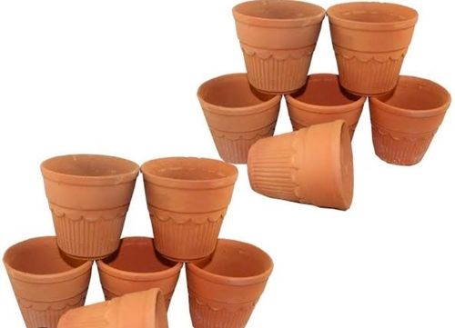 Round Terracotta Red Kulhad Cup In Perfect Shape Design: Modern