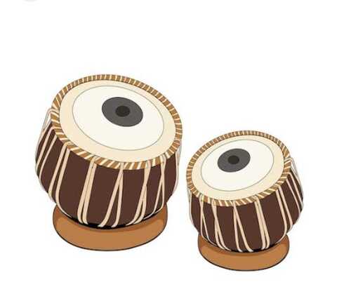 Set Of 2 Piece 10 Inch Height Indian Musical Tabla Pair