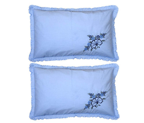 Set Of 2 Pieces 26x16 Inches Embroidered Cotton Cushion Cover