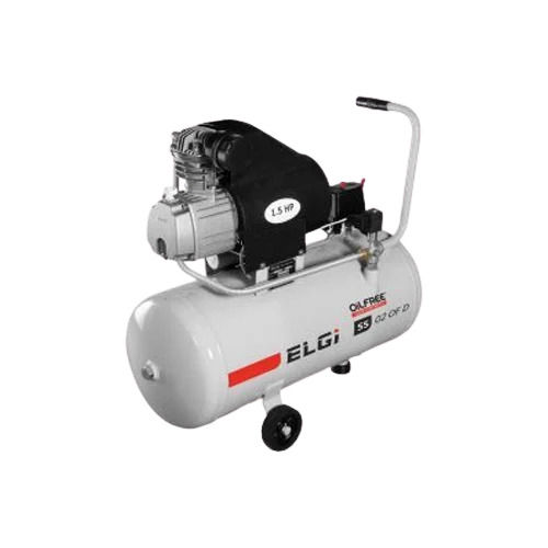 Black And White 2880 Rpm Speed 4 Horsepower 7000 Watt 440 Voltage Oil Free Screw Compressor