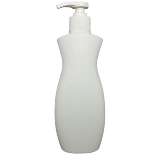 White 400 Milliliter Storage Matte Finished Plain Plastic Hand Wash Bottle