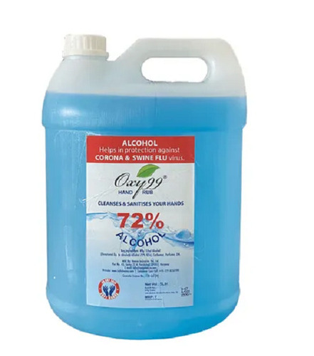 5 Liter Liquid Form Hand Sanitizer Age Group: Adults