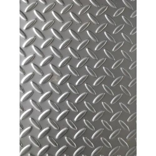 8.3 Mm Thick Rust Proof Polished Finish Stainless Steel Chequered Plate Application: Construction